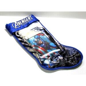 Marvel Avengers Assemble Captain America Holographic Christmas Stocking 2013
